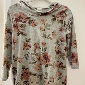 Floral hoodie